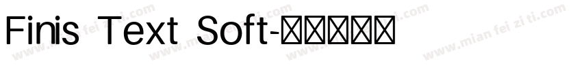 Finis Text Soft字体转换